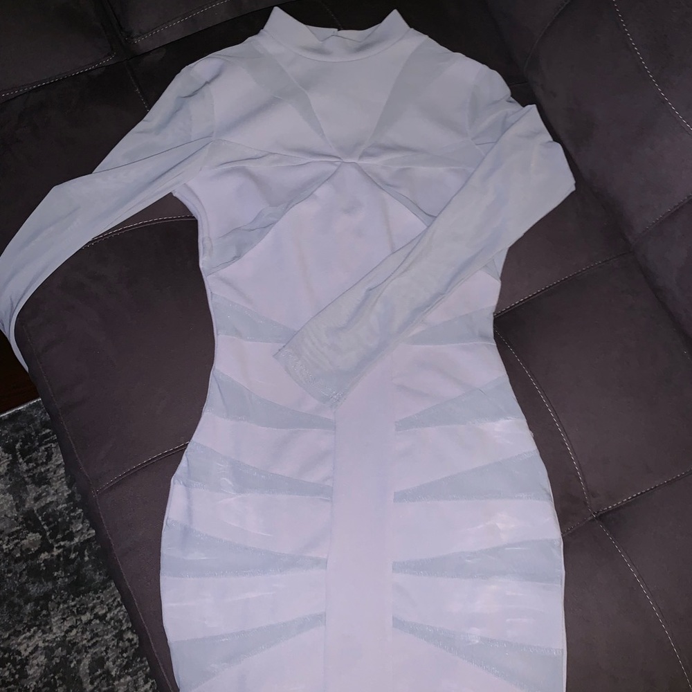 grey party dress, bodycon